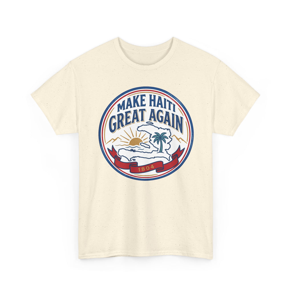 Make Haiti Great Again T-Shirt — Vintage Crest Haitian Pride Tee