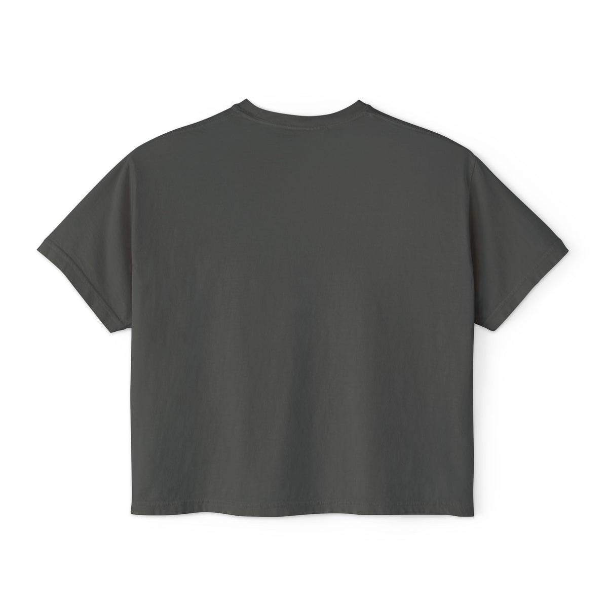 Blessed Women's Boxy Tee – Minimal Faith Graphic Crop T-Shirt