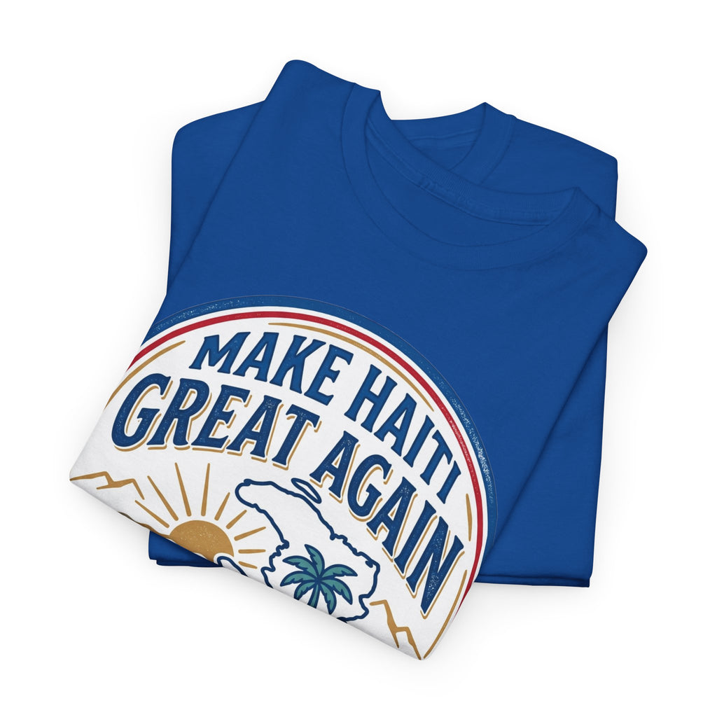 Make Haiti Great Again T-Shirt — Vintage Crest Haitian Pride Tee