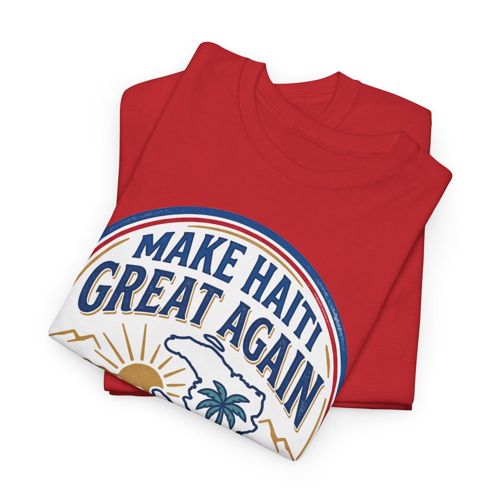 Make Haiti Great Again T-Shirt — Vintage Crest Haitian Pride Tee