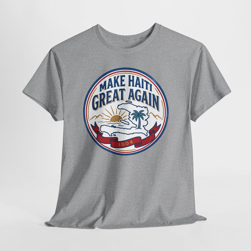 Make Haiti Great Again T-Shirt — Vintage Crest Haitian Pride Tee