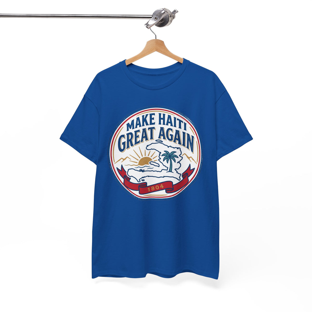 Make Haiti Great Again T-Shirt — Vintage Crest Haitian Pride Tee