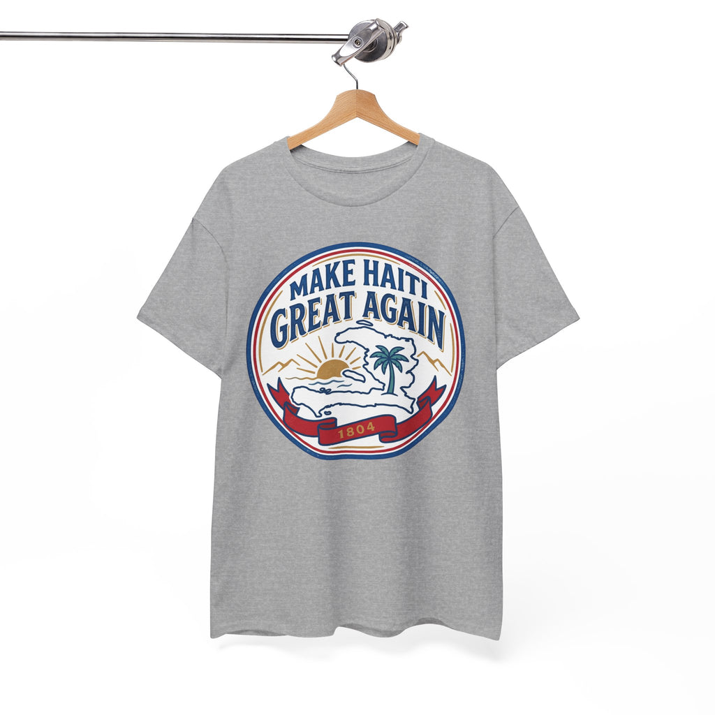 Make Haiti Great Again T-Shirt — Vintage Crest Haitian Pride Tee
