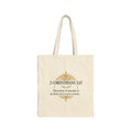 Cotton Canvas Tote Bag