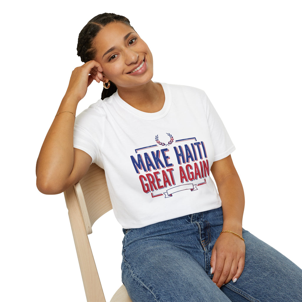Make Haiti Great Again T-Shirt — Patriotic Haiti Pride Tee