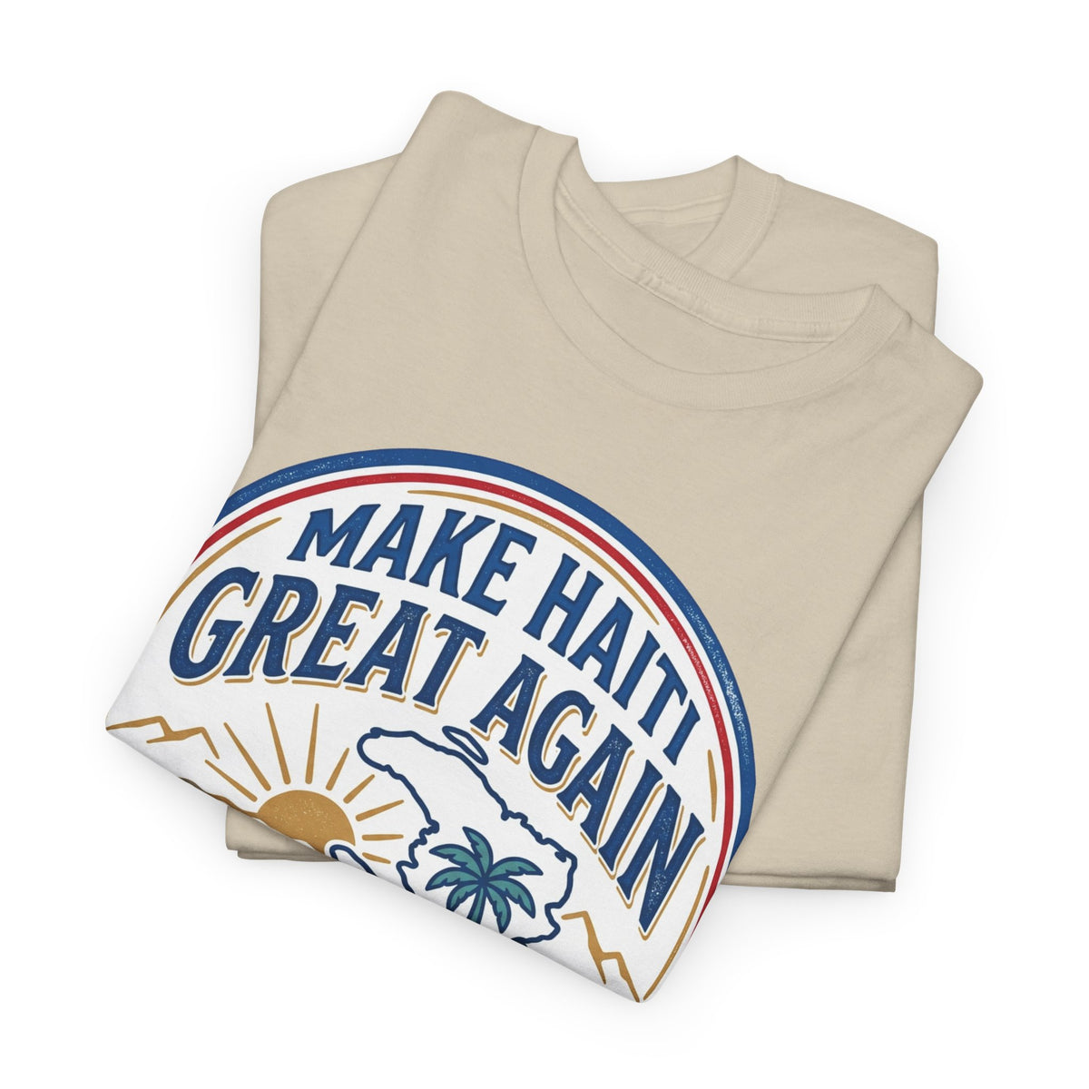 Make Haiti Great Again T-Shirt — Vintage Crest Haitian Pride Tee