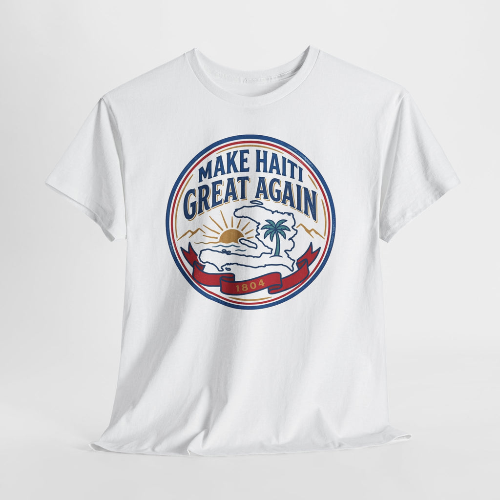 Make Haiti Great Again T-Shirt — Vintage Crest Haitian Pride Tee