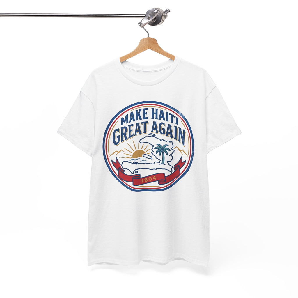 Make Haiti Great Again T-Shirt — Vintage Crest Haitian Pride Tee