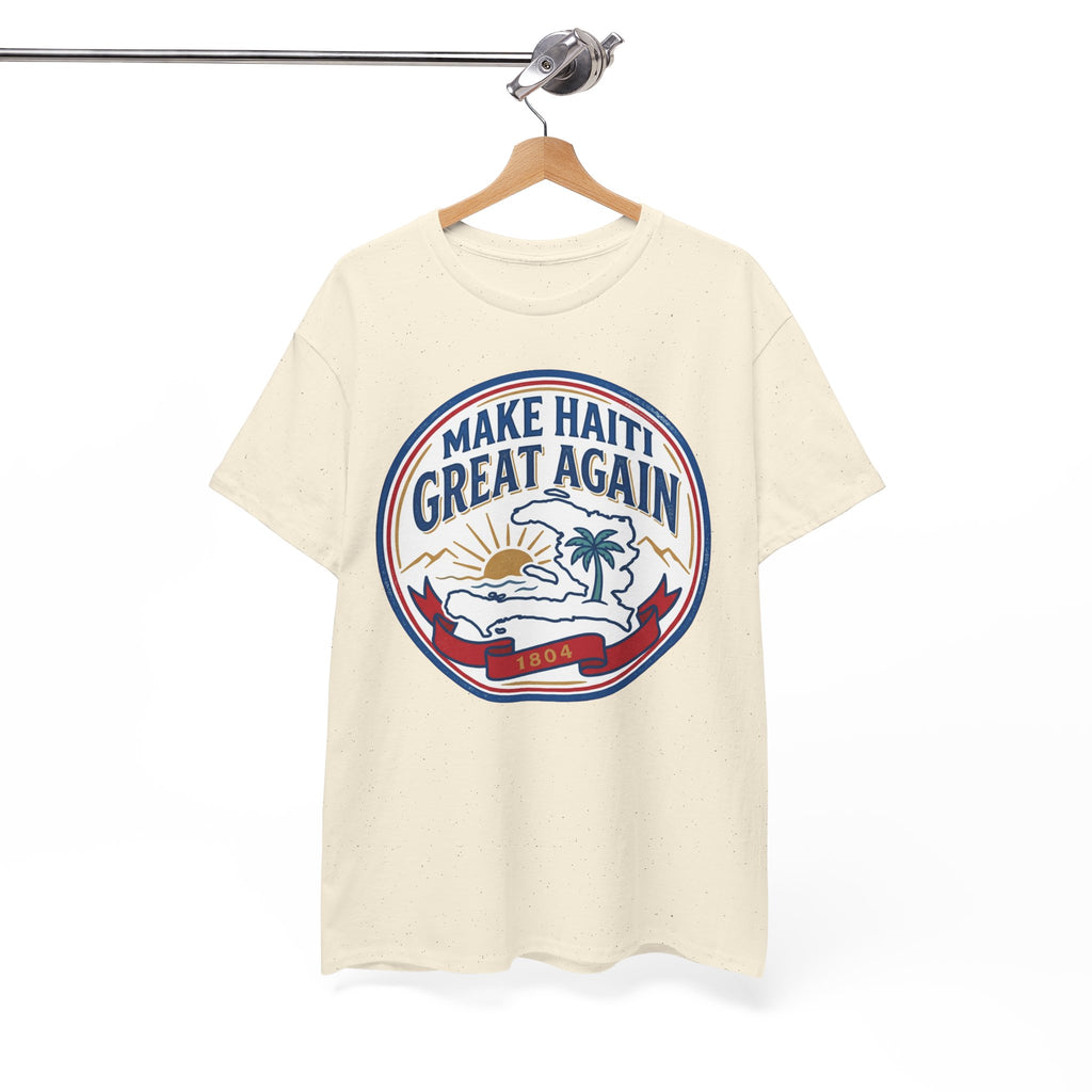 Make Haiti Great Again T-Shirt — Vintage Crest Haitian Pride Tee