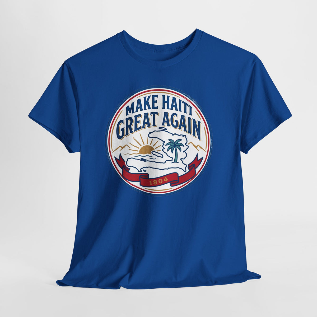 Make Haiti Great Again T-Shirt — Vintage Crest Haitian Pride Tee