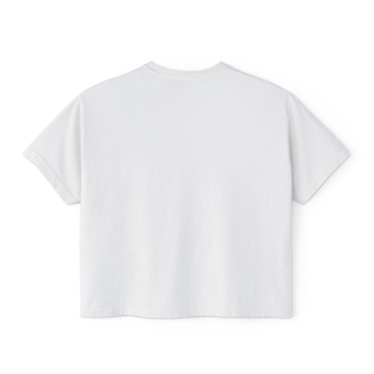 Blessed Women's Boxy Tee – Minimal Faith Graphic Crop T-Shirt