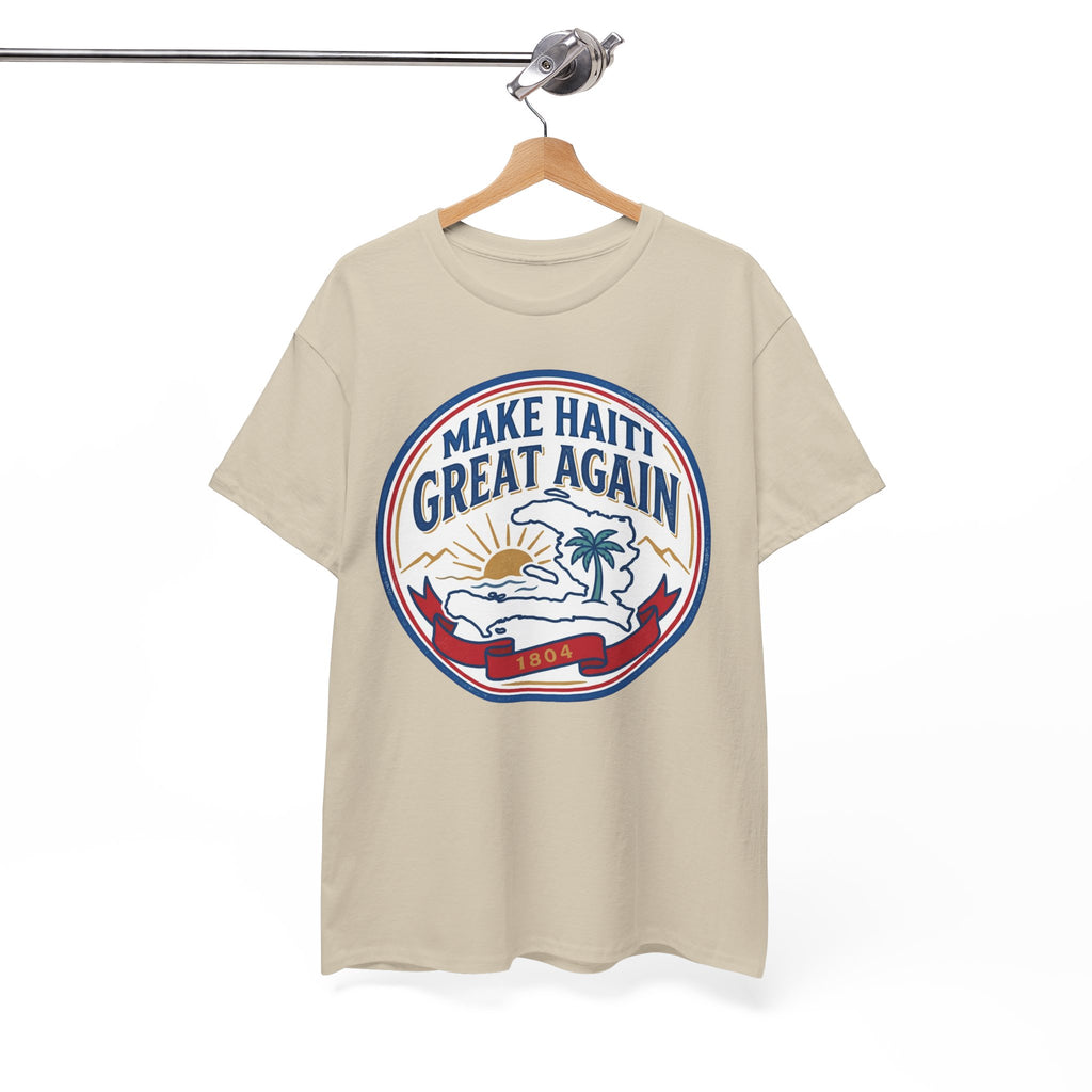 Make Haiti Great Again T-Shirt — Vintage Crest Haitian Pride Tee